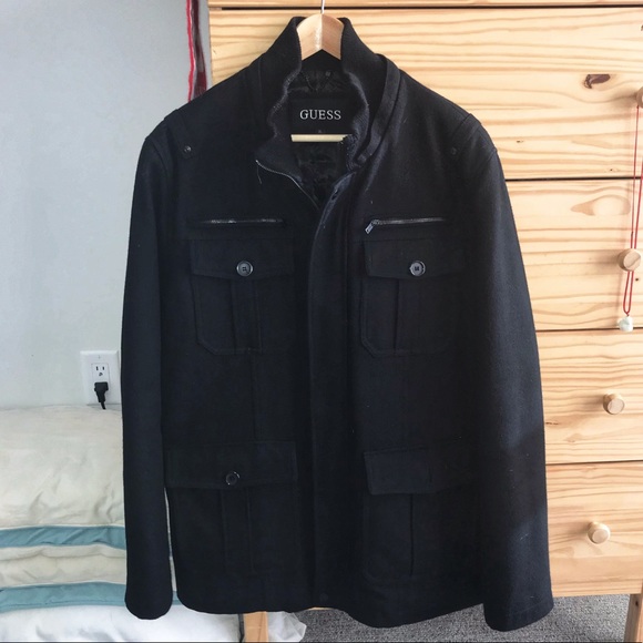 Guess Men’s Wool Jacket - Picture 1 of 6